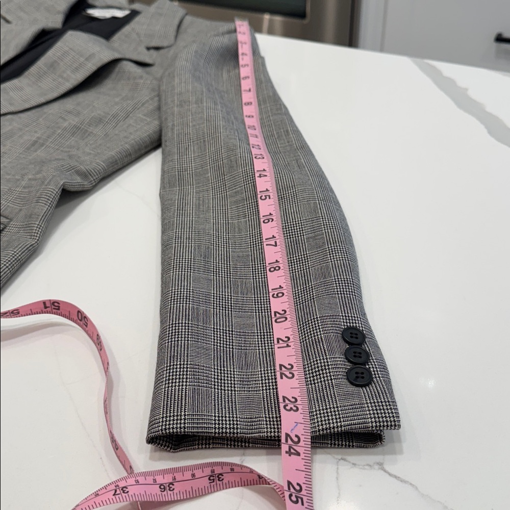 Pendleton Classic Gray Checkered Blazer Women’s S… - image 8